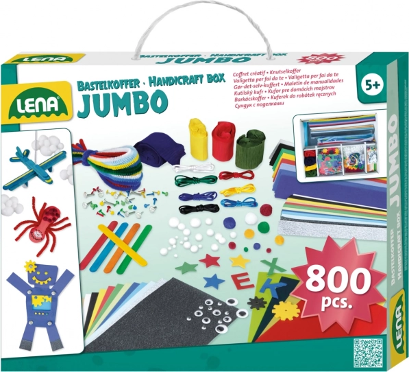 Lena creatieve koffer Jumbo 800 stuks