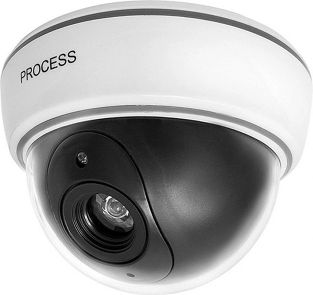 Dummy beveiligingscamera dome met IR LED-licht