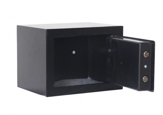 Thuis kluis met sleutel zwart stalen 35x25x25 cm