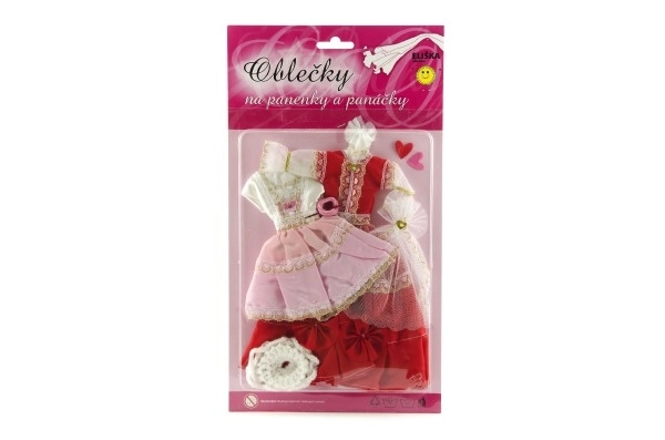 Kleding met accessoires voor poppen 2 stuks