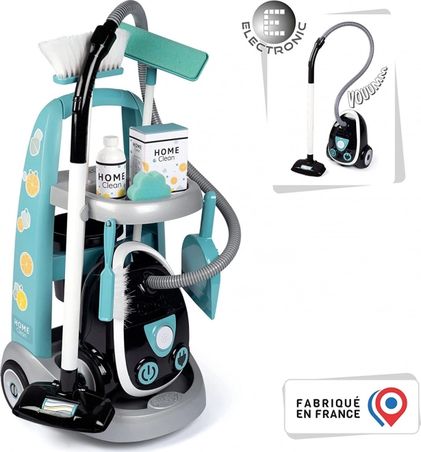 Cleaning Cart with Vacuum for Kids
