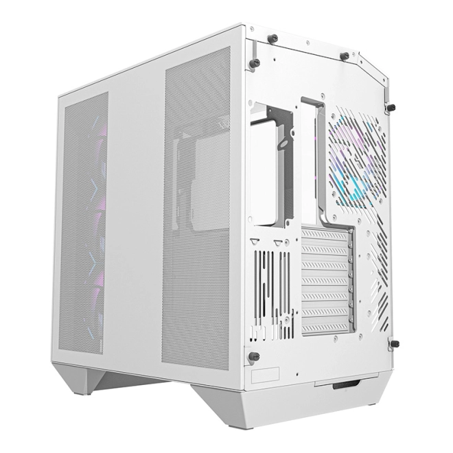 Computerbehuizing Darkflash met RGB-ventilatoren en GPU-houder wit