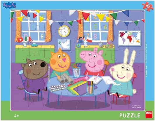 Puzzle Peppa Pig: At School 40 Pieces