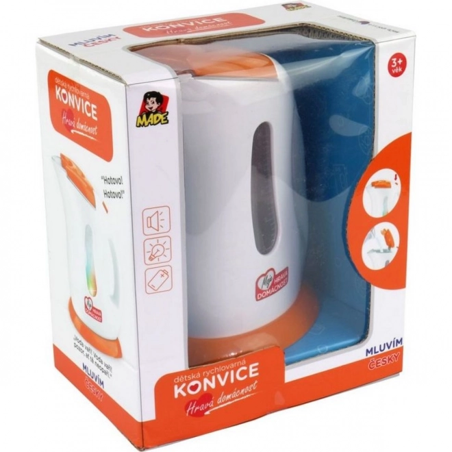 Waterkoker met Tsjechische stem