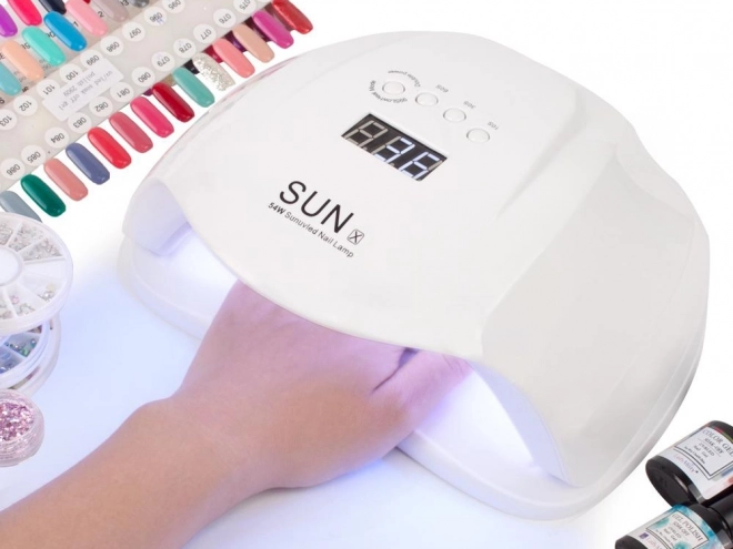 Nagellamp UV/LED met hybride gels en gels