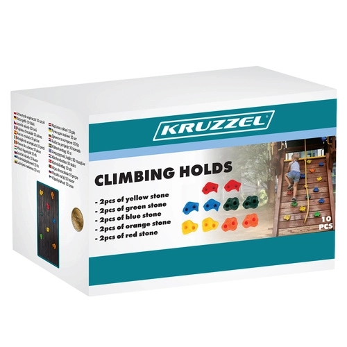 Children's Rock Climbing Holds Set - 10 Pieces