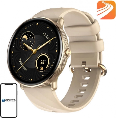 Zeblaze GTR 3 Pro slimme horloge goud