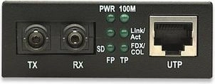 Converter 10/100Base-TX RJ45 naar 1000Base-FX (MM ST) 2 km 1310 nm