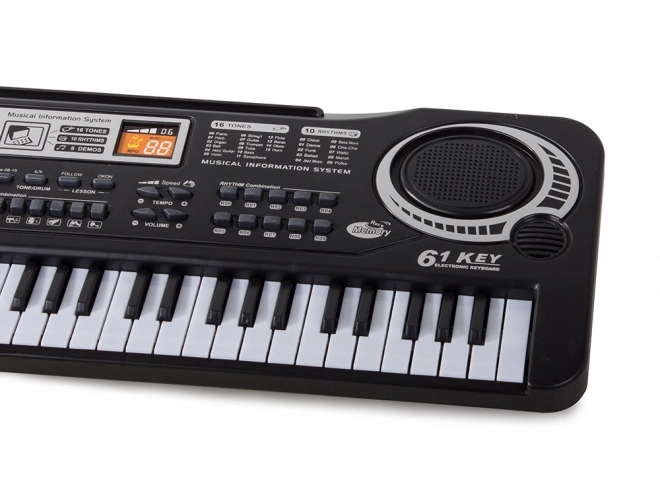 Elektronisch orgel met microfoon voor kinderen