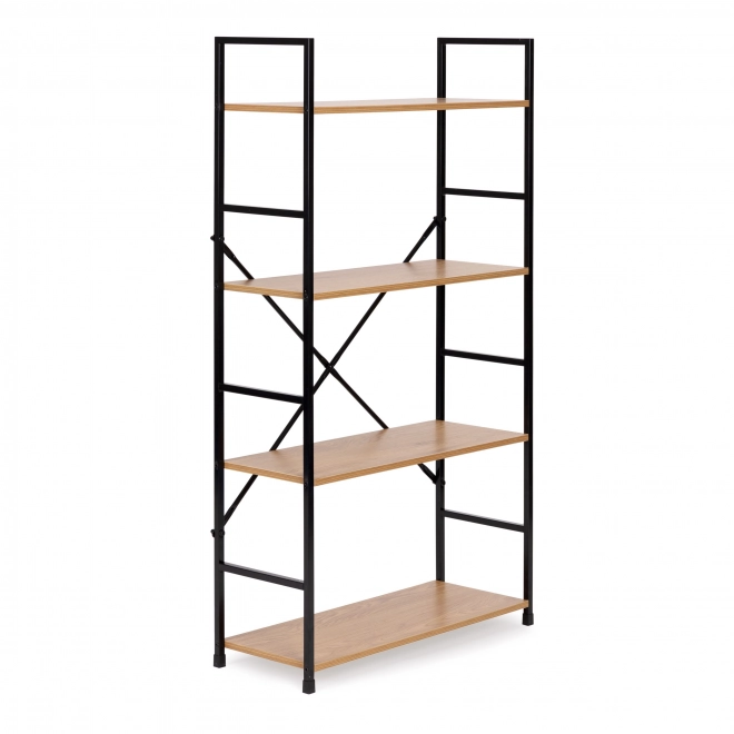 Moderne brede houten plank met 4 planken