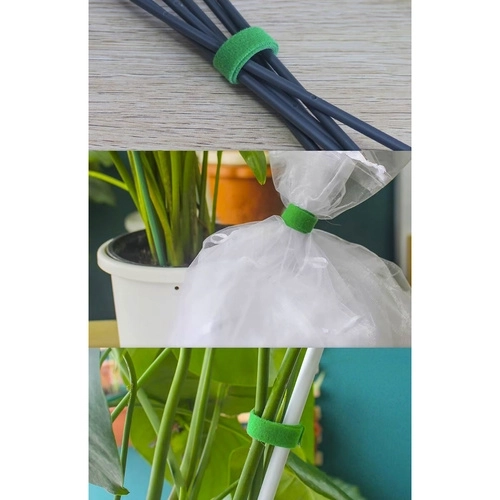 Gardlov groene textieltape met haak en lus 5m