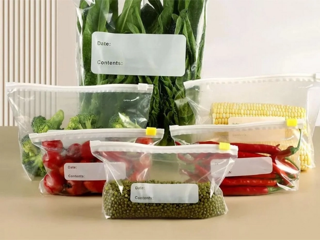 Zip-lock zakjes voor levensmiddelen 1200 ml