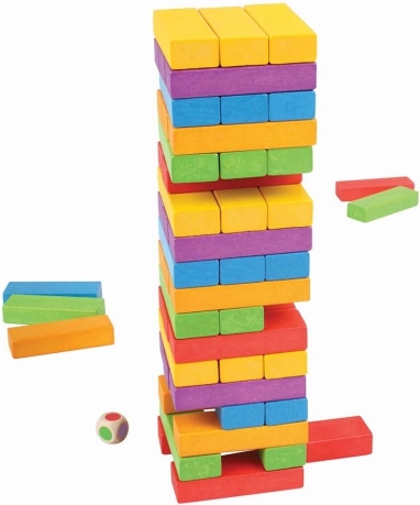 Dé coloré pour hasard et suspense