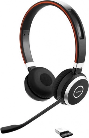 Draadloze Jabra Evolve 65 UC Stereo headset met USB-adapter