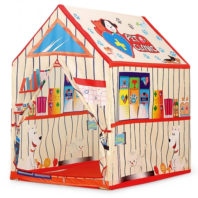 Kindertent voor dierenarts