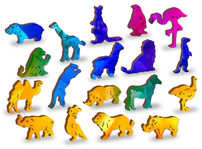 Dubbelzijdige puzzel 2-in-1