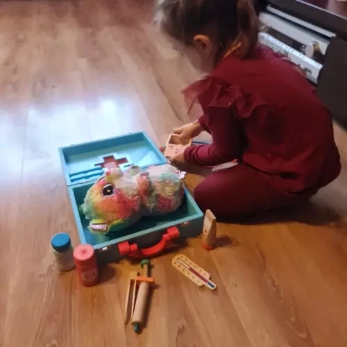 Kleine Dokter Set - Houten Kruzzel 19869