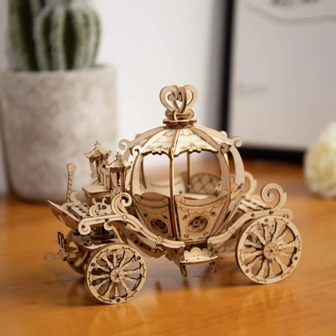 Pompoenkoets - 3D houten bouwpakket