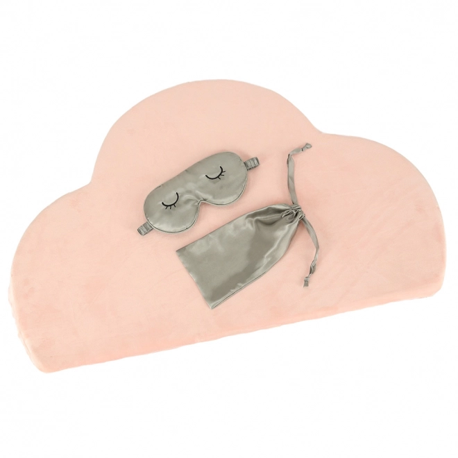 Schlafmaske mit Tragetasche Grau