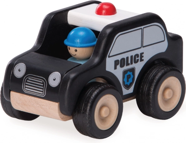 Houten politiewagentje WORDERWORLD mini
