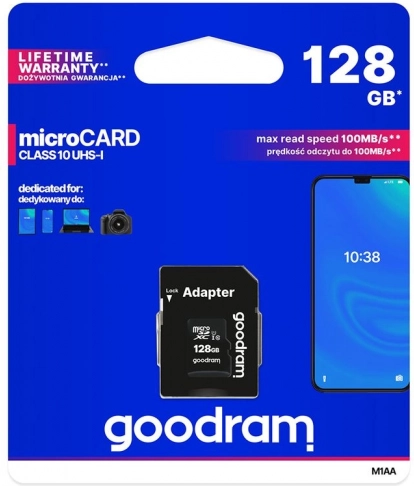 Goodram microSD-Speicherkarte 128GB