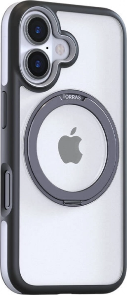 TORRAS Ostand R Fusion Case for iPhone 16 black