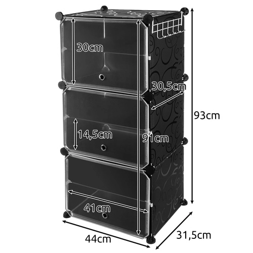 Modulaire schoenenkast - 6 niveaus