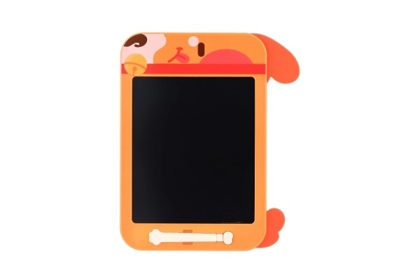 Tableau à dessin avec chien - orange