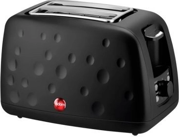 Toaster ELDOM TO245 Dotty Bubbles, schwarz, 2 Schlitze