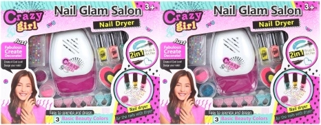 Nagelstudio für Kinder mit Trockner