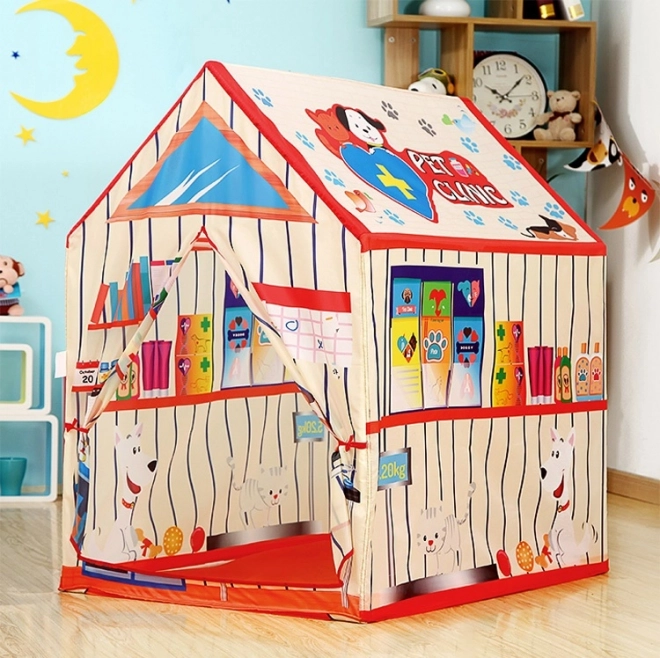 Kindertent voor dierenarts