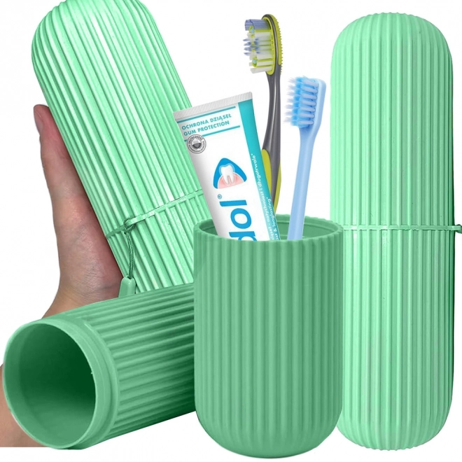 Étui de voyage pour brosse à dents et dentifrice