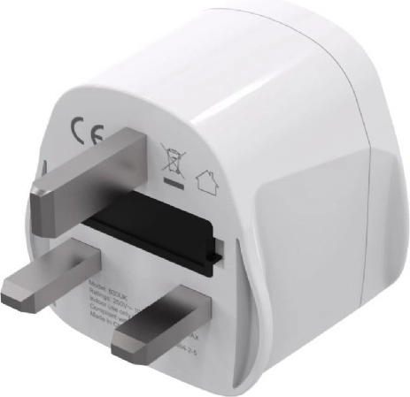 Safe grounded UK connection (Type G)