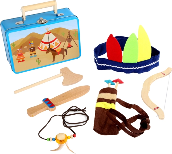kinderkoffer Indiaanse set Small Foot