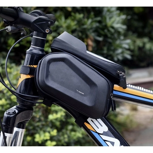 Cycling Bag for Phone with Waterproof Case and Sunshade