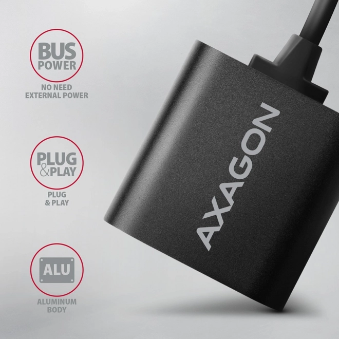 Carte son externe USB 2.0 48kHz/16-bit stéréo Axagon