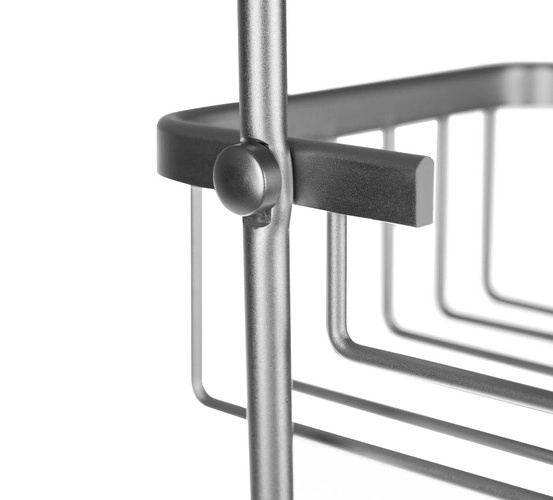 Hangende doucherichel - zilver