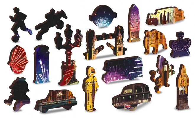 Houten puzzel Londen bij Nacht