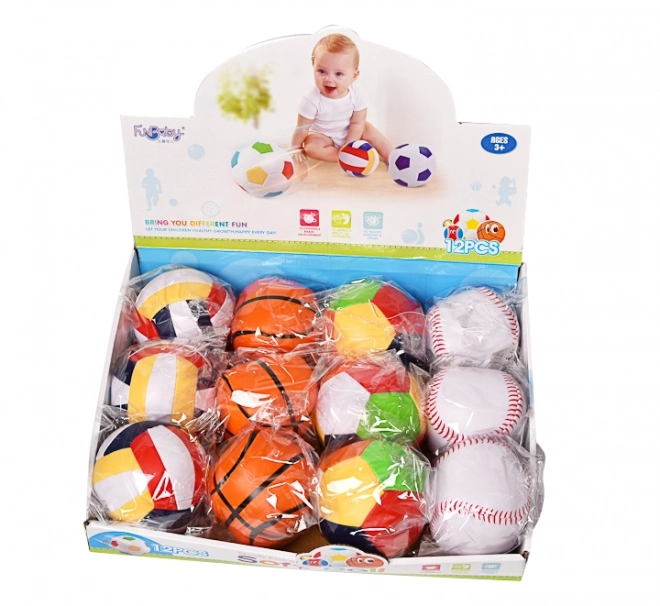Bal SPORTO verschillende soorten 10 cm