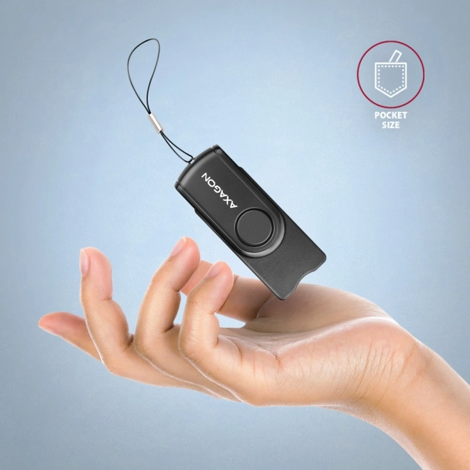Axagon Taschenleser für Smartcards, SD/microSD/SIM Karten