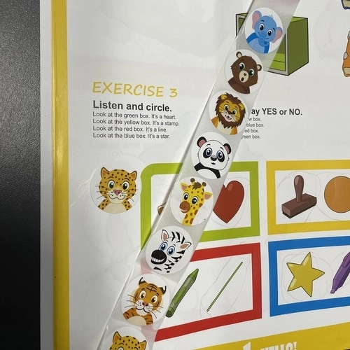Motivational Stickers for Kids Roll