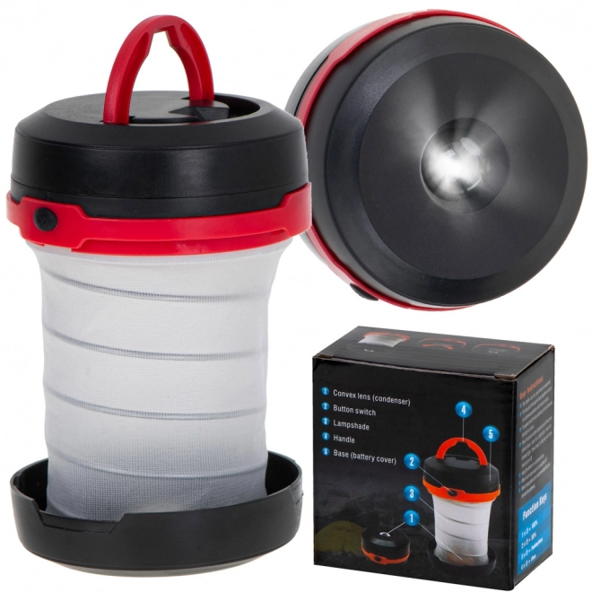 Opvouwbare LED kampeerlamp 2-in-1