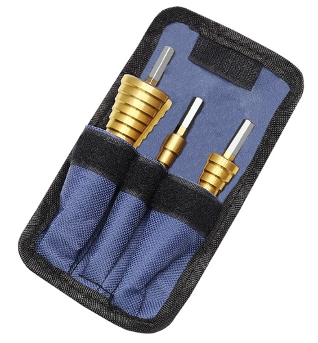 Kegelboor voor plaat - 3 stuks