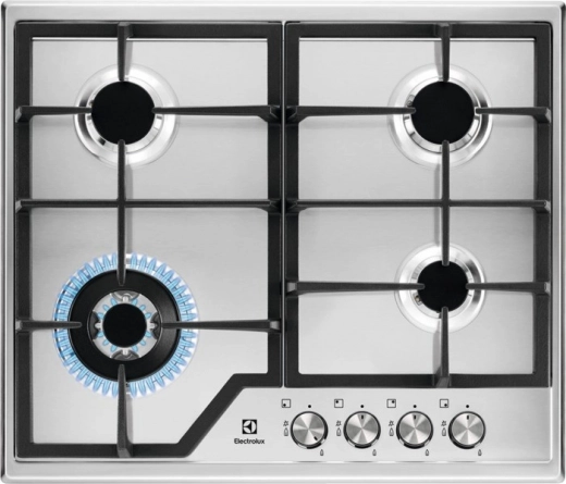 Gaskochfeld mit Wokbrenner, 60 cm
