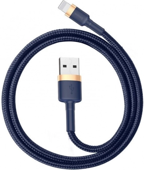 BASEUS Cafule Lightning Cable USB-A – Lightning 2 m, 1.5 A, gold/dark blue