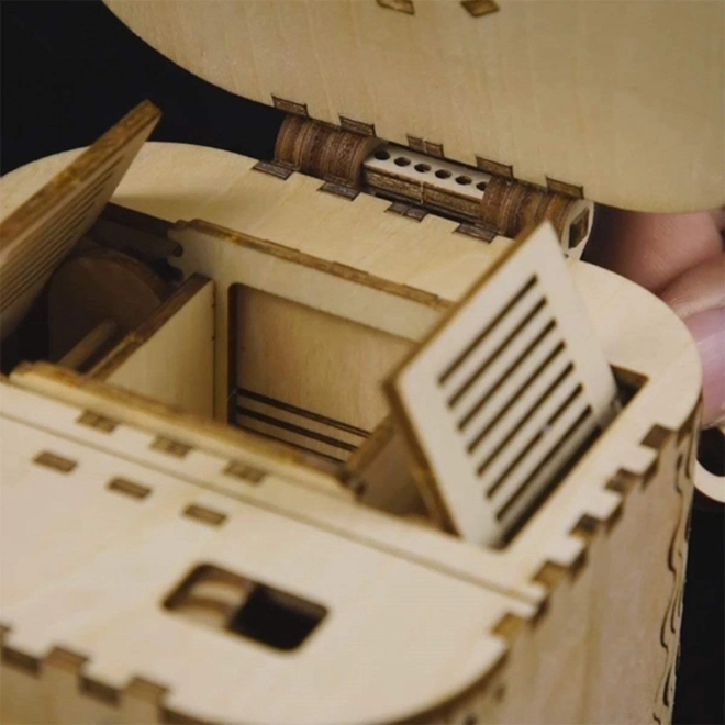 RoboTime 3D Wooden Mechanical Puzzle Jewelry Box