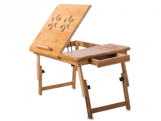 Bambus-Laptoptisch fürs Bett