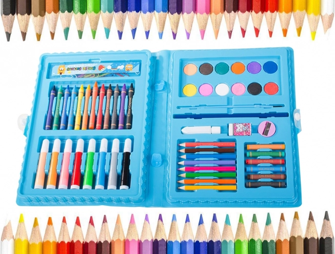 68-piece kit for drawing and painting