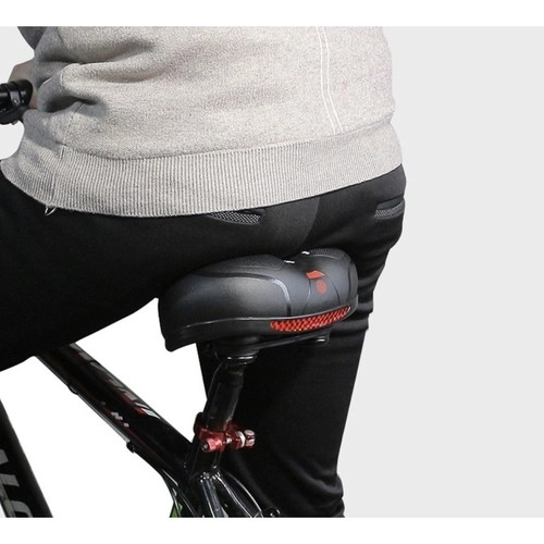 Comfort Bicycle Saddle with Ventilation and Waterproof Cover