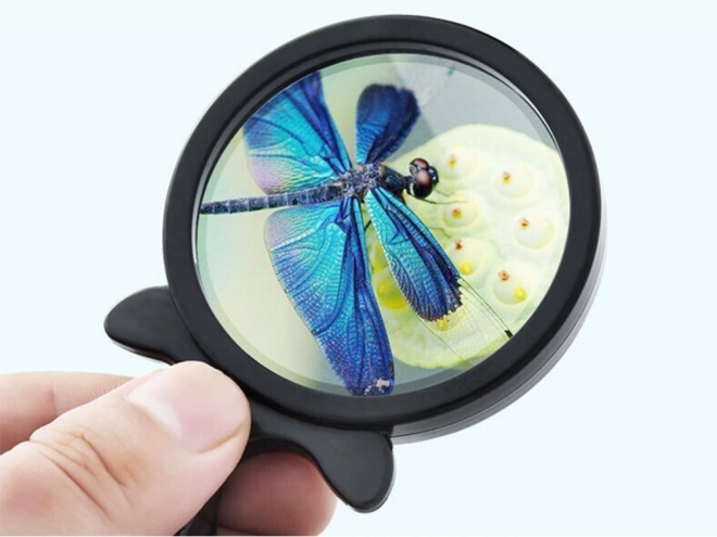Folding Pocket Magnifier with Case and Lanyard